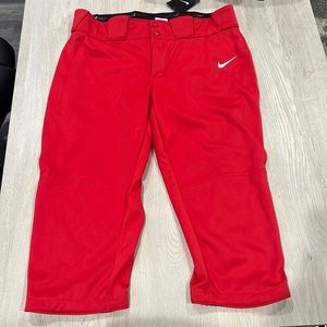 Women’s Red Large Nike Softball Pants NWT